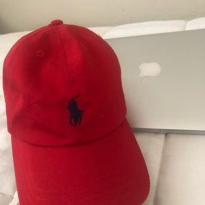 Red Polo Ralph Lauren Hat